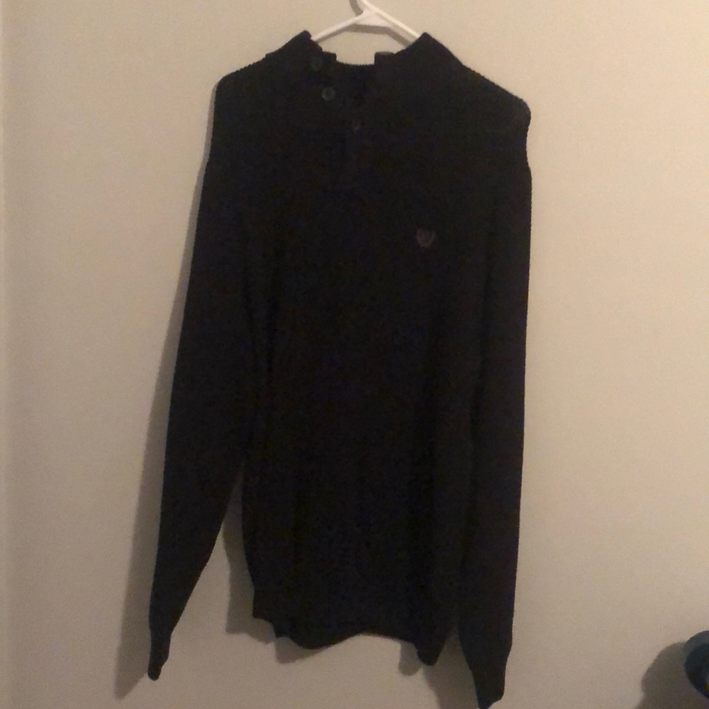 Black Quarter Button up Chaps Pullover